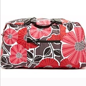 New Vera Bradley Foldable Collapsible Duffel Tote